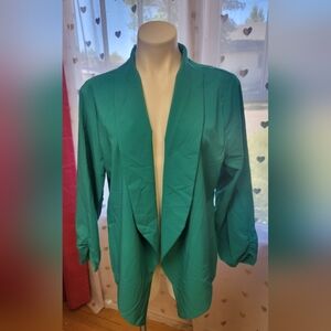 #29 Michel Turquoise Blazer Size 3XL
